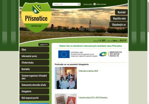 Zobrazit webové stránky Obecní úřad Přísnotice