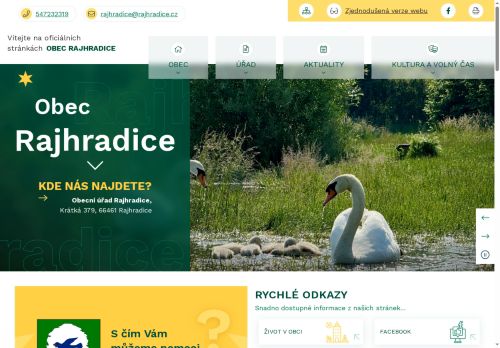 Zobrazit webové stránky Obecní úřad Rajhradice