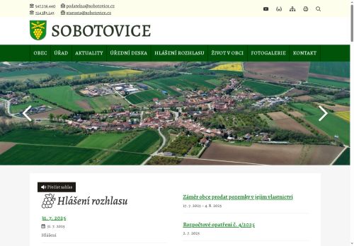 Zobrazit webové stránky Obecní úřad Sobotovice