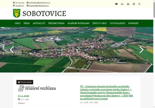 Zobrazit webové stránky Obecní úřad Sobotovice