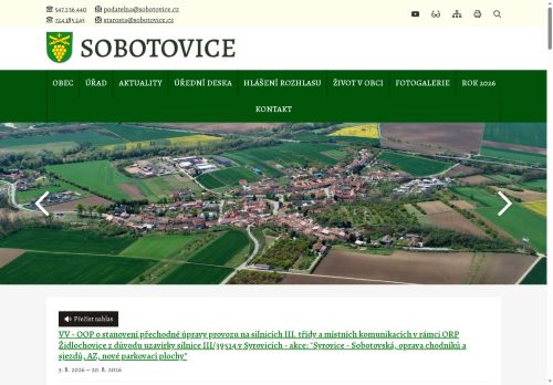 Zobrazit webové stránky Obecní úřad Sobotovice