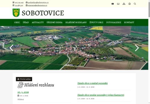 Zobrazit webové stránky Obecní úřad Sobotovice