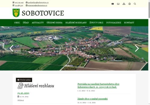 Zobrazit webové stránky Obecní úřad Sobotovice