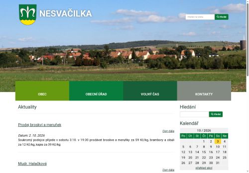 Zobrazit webové stránky Obecní úřad Nesvačilka