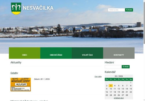 Zobrazit webové stránky Obecní úřad Nesvačilka