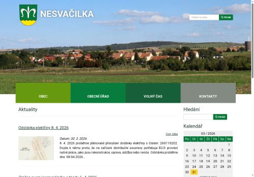 Zobrazit webové stránky Obecní úřad Nesvačilka