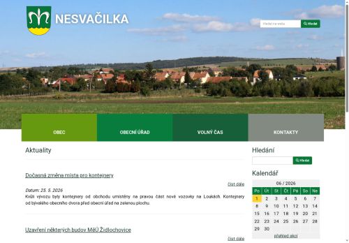 Zobrazit webové stránky Obecní úřad Nesvačilka