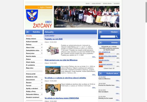 Zobrazit webové stránky Obecní úřad Žatčany
