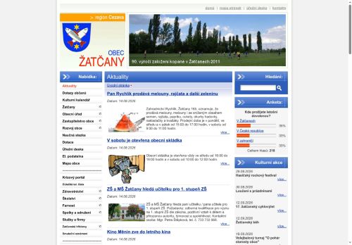 Zobrazit webové stránky Obecní úřad Žatčany