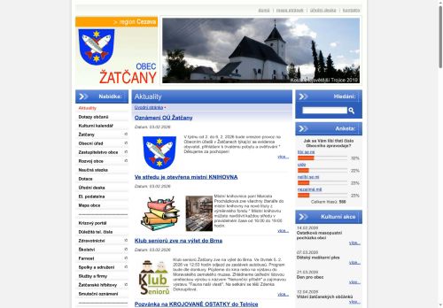 Zobrazit webové stránky Obecní úřad Žatčany