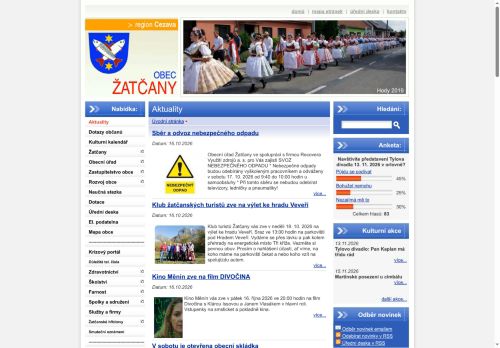 Zobrazit webové stránky Obecní úřad Žatčany