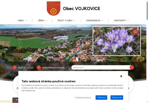 Zobrazit webové stránky Obecní úřad Vojkovice