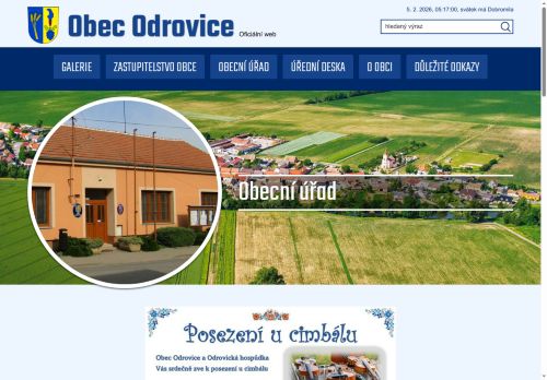 Zobrazit webové stránky Obecní úřad Odrovice