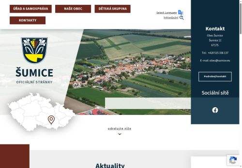 Zobrazit webové stránky Obecní úřad Šumice
