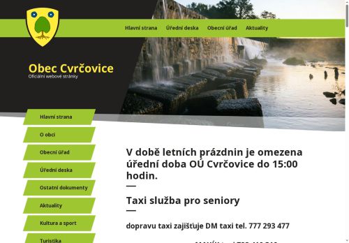 Zobrazit webové stránky Obecní úřad Cvrčovice