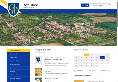 Zobrazit webové stránky Obecní úřad Bohutice