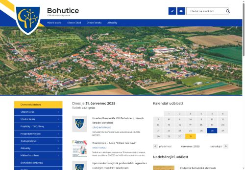 Zobrazit webové stránky Obecní úřad Bohutice