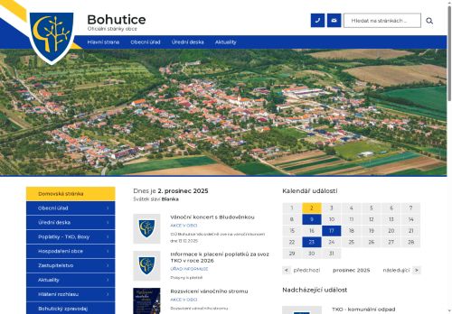 Zobrazit webové stránky Obecní úřad Bohutice