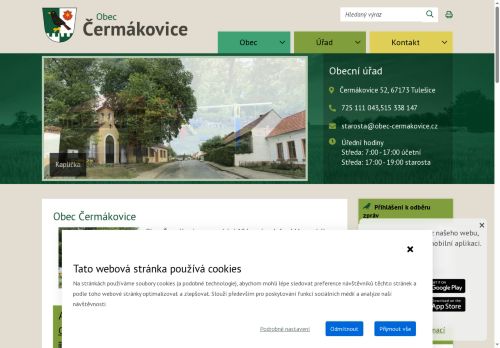 Zobrazit webové stránky Obecní úřad Čermákovice