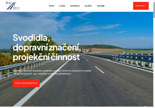 Webové stránky Road service 2018 s.r.o., Prostějov