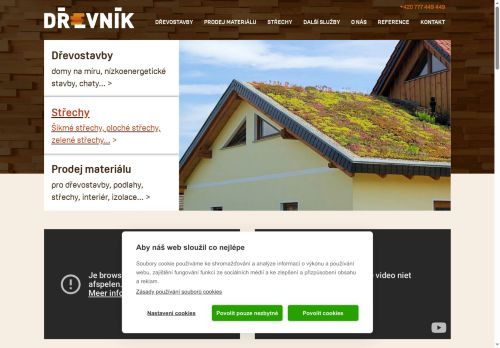 Zobrazit webové stránky TTJ dřevostavby s.r.o. - prodejna Dřevník