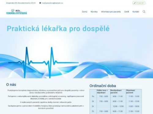 Praktický lékař - MUDr. Veronika Potůčková