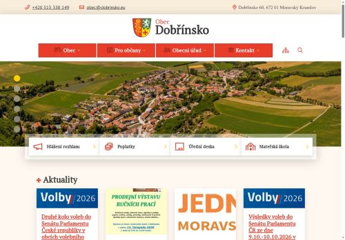 Zobrazit webové stránky Obecní úřad Dobřínsko