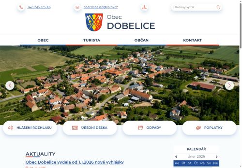 Zobrazit webové stránky Obecní úřad Dobelice