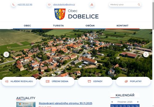 Zobrazit webové stránky Obecní úřad Dobelice