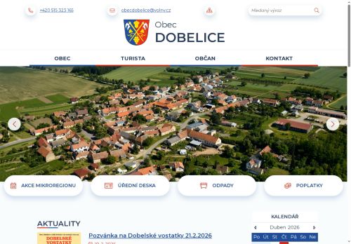 Zobrazit webové stránky Obecní úřad Dobelice
