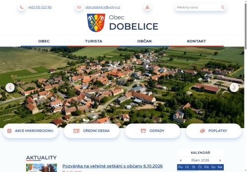Zobrazit webové stránky Obecní úřad Dobelice