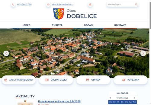Zobrazit webové stránky Obecní úřad Dobelice