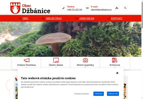Zobrazit webové stránky Obecní úřad Džbánice
