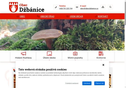 Zobrazit webové stránky Obecní úřad Džbánice