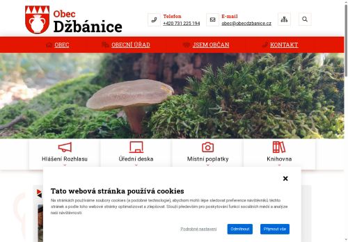 Zobrazit webové stránky Obecní úřad Džbánice