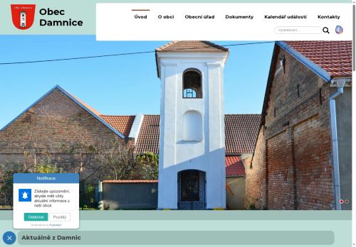 Zobrazit webové stránky Obecní úřad Damnice