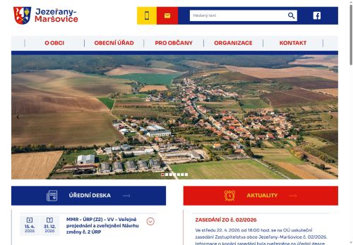 Zobrazit webové stránky Obecní úřad Jezeřany-Maršovice