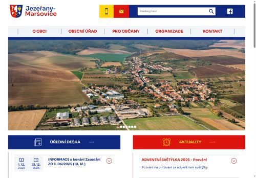 Zobrazit webové stránky Obecní úřad Jezeřany-Maršovice