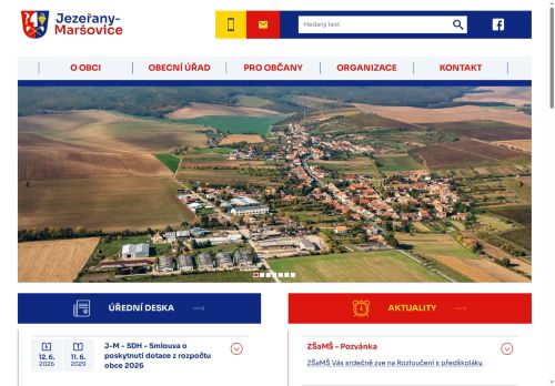 Zobrazit webové stránky Obecní úřad Jezeřany-Maršovice