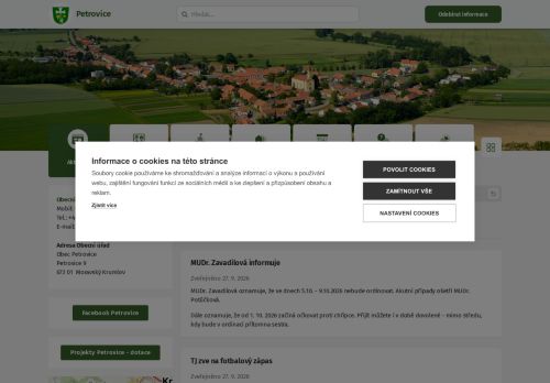 Zobrazit webové stránky Obecní úřad Petrovice