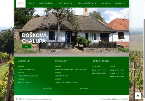 Zobrazit webové stránky Obecní úřad Petrovice