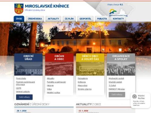 Obecní úřad Miroslavské Knínice