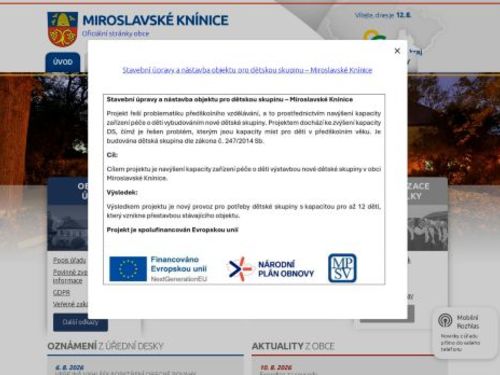 Obecní úřad Miroslavské Knínice