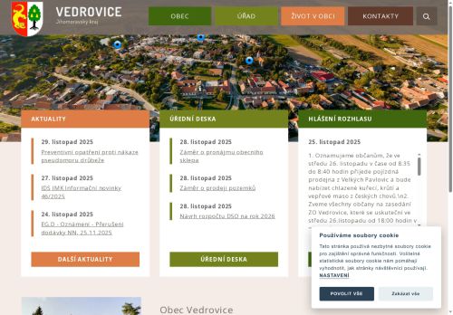 Zobrazit webové stránky Obecní úřad Vedrovice
