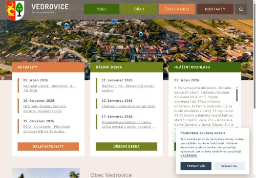 Zobrazit webové stránky Obecní úřad Vedrovice