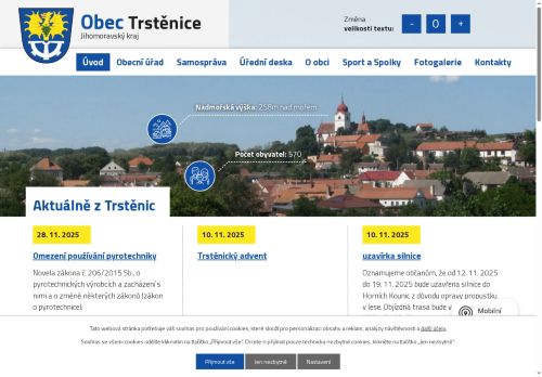 Zobrazit webové stránky Obecní úřad Trstěnice