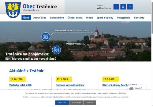 Zobrazit webové stránky Obecní úřad Trstěnice