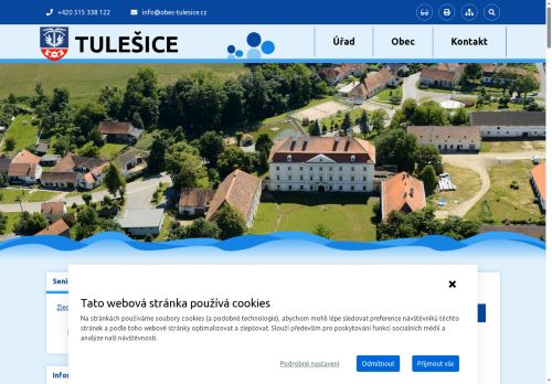 Zobrazit webové stránky Obecní úřad Tulešice