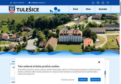 Zobrazit webové stránky Obecní úřad Tulešice