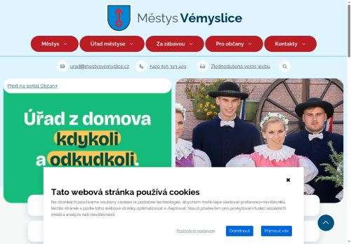 Zobrazit webové stránky Úřad městyse Vémyslice